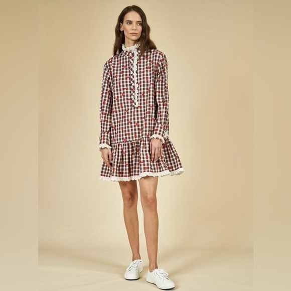 HUNTER BELL Dresses & Skirts - Hunter Bell Odessa Check Carter Dress